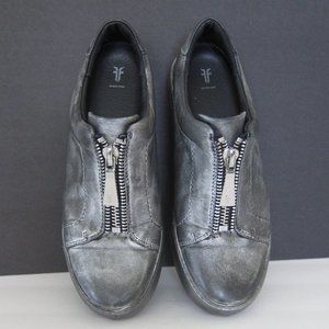 Frye Lena Zip Low Sneaker Black Multi Sz 9